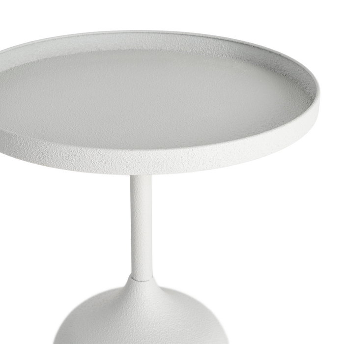 Mesita Blanco Metal 40 X 40 X 58 cm