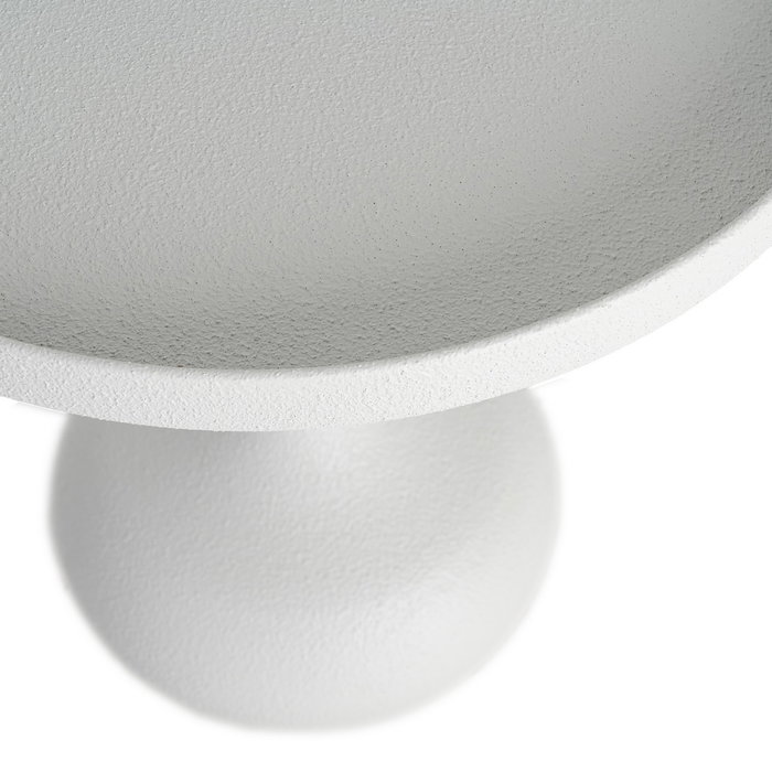 Mesita Blanco Metal 40 X 40 X 58 cm