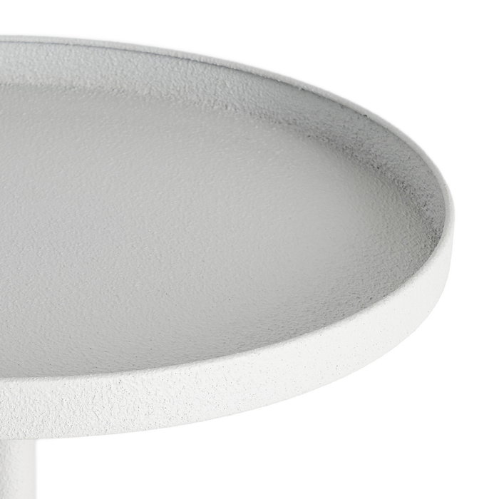 Mesita Blanco Metal 40 X 40 X 58 cm