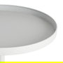 Mesita Blanco Metal 40 X 40 X 58 cm