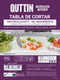Quttin Tabla Cortar Profesional 40 cm x 25.5 cm x 1 cm (12 Unidades)