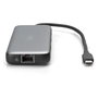 Digitus Estación de acoplamiento USB-C de 7 puertos con HDMI, USB 3.2, RJ45 Gigabit, Lector SD, 100W PD y carcasa de aluminio - Compatible con 4K 60Hz
