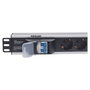 Intellinet 711432 PDU de 6 salidas para rack de 19 pulgadas, 1.5U