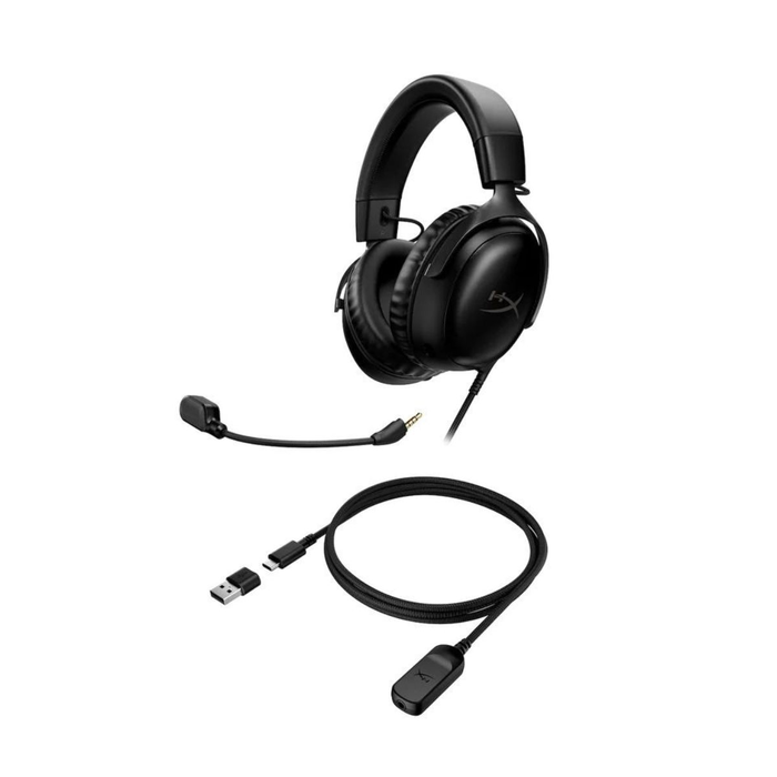 HyperX Headset Cloud III Auriculares Gaming con Micrófono, Negro, 727A8AA