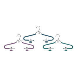 Mondex Percha cromo-espuma con 2 pinzas de 39cm