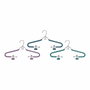 Mondex Percha cromo-espuma con 2 pinzas de 39cm