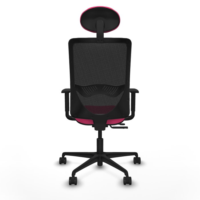 PIQUERAS Y CRESPO Silla de oficina Zulema Rosa y Negro PIQUERAS Y CRESPO Silla de oficina Zulema Rosa y Negro