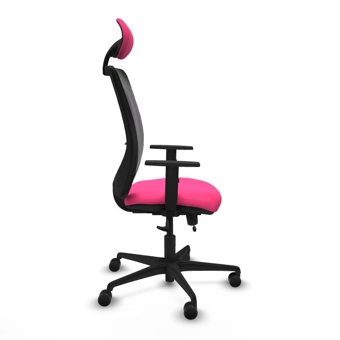 PIQUERAS Y CRESPO Silla de oficina Zulema Rosa y Negro PIQUERAS Y CRESPO Silla de oficina Zulema Rosa y Negro