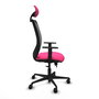 PIQUERAS Y CRESPO Silla de oficina Zulema Rosa y Negro