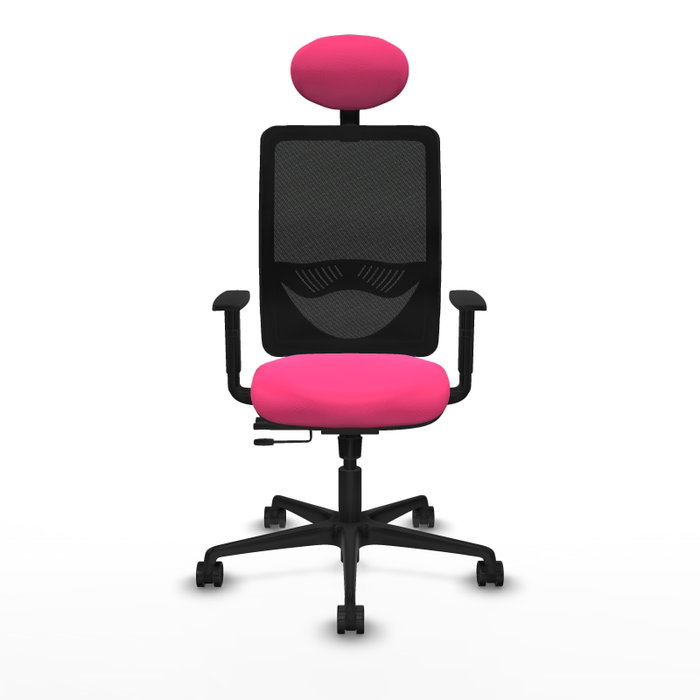 PIQUERAS Y CRESPO Silla de oficina Zulema Rosa y Negro PIQUERAS Y CRESPO Silla de oficina Zulema Rosa y Negro