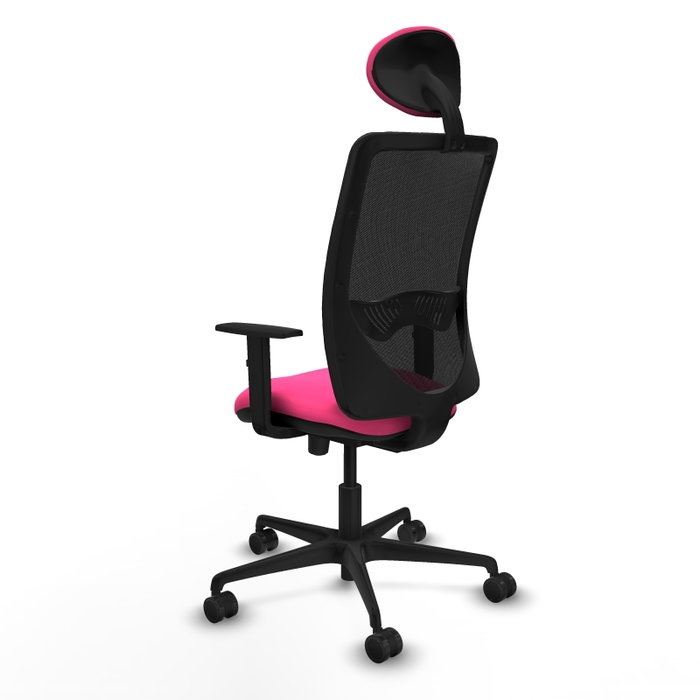 PIQUERAS Y CRESPO Silla de oficina Zulema Rosa y Negro PIQUERAS Y CRESPO Silla de oficina Zulema Rosa y Negro