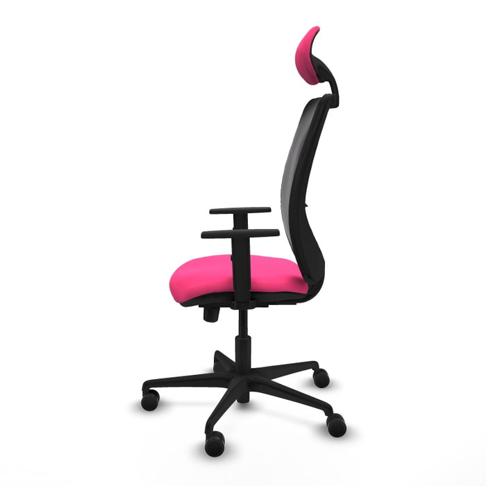 PIQUERAS Y CRESPO Silla de oficina Zulema Rosa y Negro PIQUERAS Y CRESPO Silla de oficina Zulema Rosa y Negro