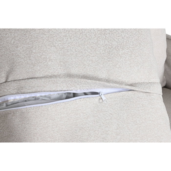 DKD Home Decor Sillón de Poliéster Beige Desenfundable