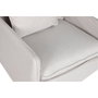 DKD Home Decor Sillón de Poliéster Beige Desenfundable