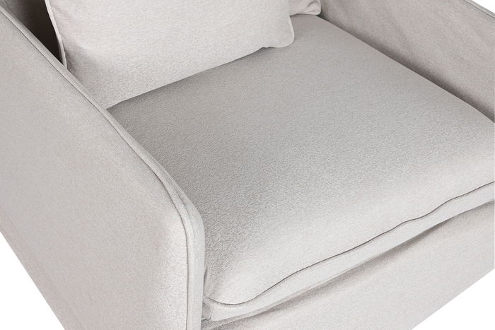 DKD Home Decor Sillón Moderno Beige 85 x 74 x 85 cm Poliéster DKD Home Decor Sillón Moderno Beige 85 x 74 x 85 cm Poliéster