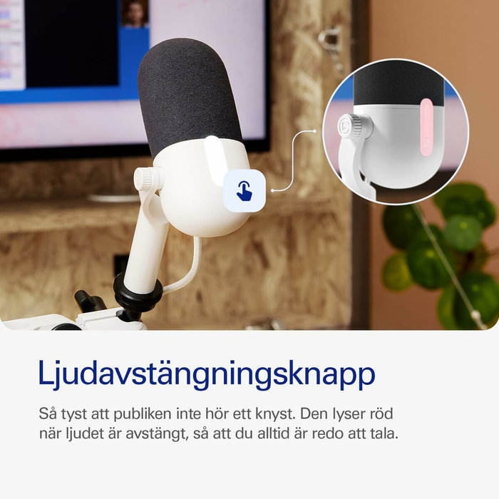 Elgato Wave Neo Micrófono de superficie para mesa Blanco Elgato Wave Neo Micrófono de superficie para mesa Blanco