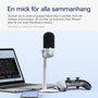 Elgato Wave Neo Micrófono de superficie para mesa Blanco