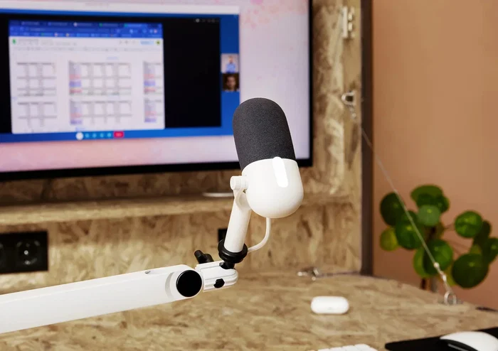Elgato Wave Neo Micrófono de superficie para mesa Blanco