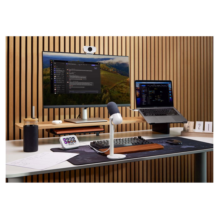 Elgato Wave Neo Micrófono de superficie para mesa Blanco Elgato Wave Neo Micrófono de superficie para mesa Blanco