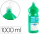 Liderpapel Tempera Liquida Escolar Verde 1000 ml Superlavable