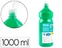 Liderpapel Tempera Liquida Escolar Verde 1000 ml Superlavable