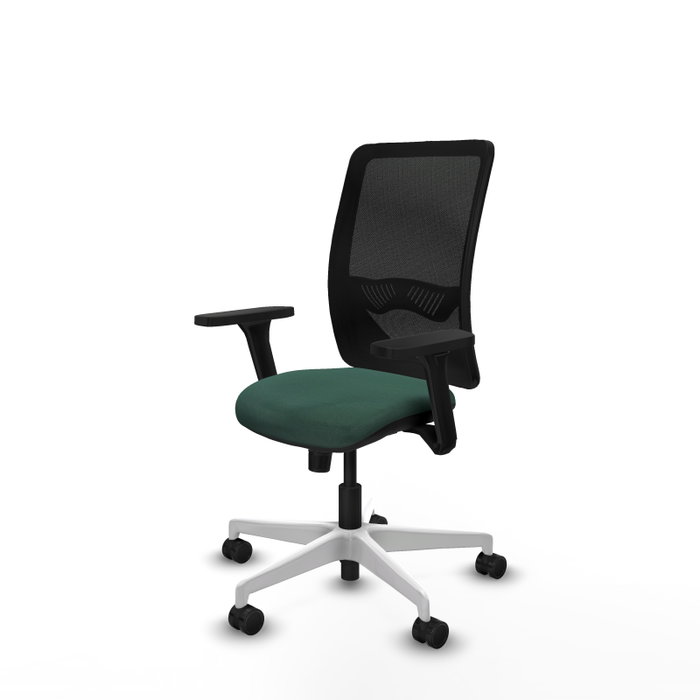 PIQUERAS Y CRESPO Silla de oficina Zulema con mecanismo Sincro, Verde botella y Negro PIQUERAS Y CRESPO Silla de oficina Zulema con mecanismo Sincro, Verde botella y Negro