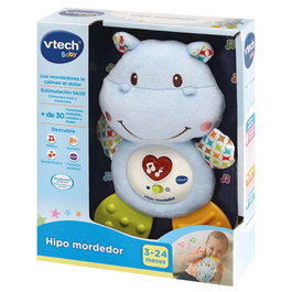 VTech Hipo Mordedor Musical con Melodías y Luces para Bebés, Juguete de Estimulación 3 a 24 Meses, 14x18.5x6 cm