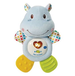 VTech Hipo Mordedor Musical con Melodías y Luces para Bebés, Juguete de Estimulación 3 a 24 Meses, 14x18.5x6 cm