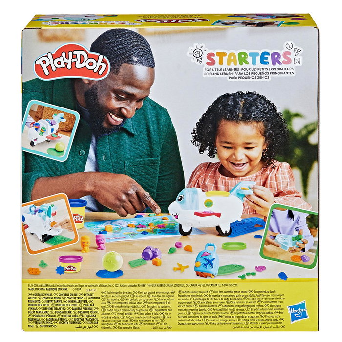 Play-Doh F8804 Set de Juego Primeras Creaciones Avión con Plastilina para Niños +3 Años