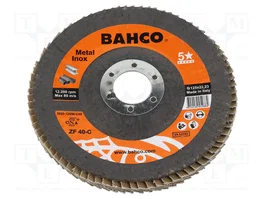 BAHCO Disco de lijado panelada 125mm granulación 40