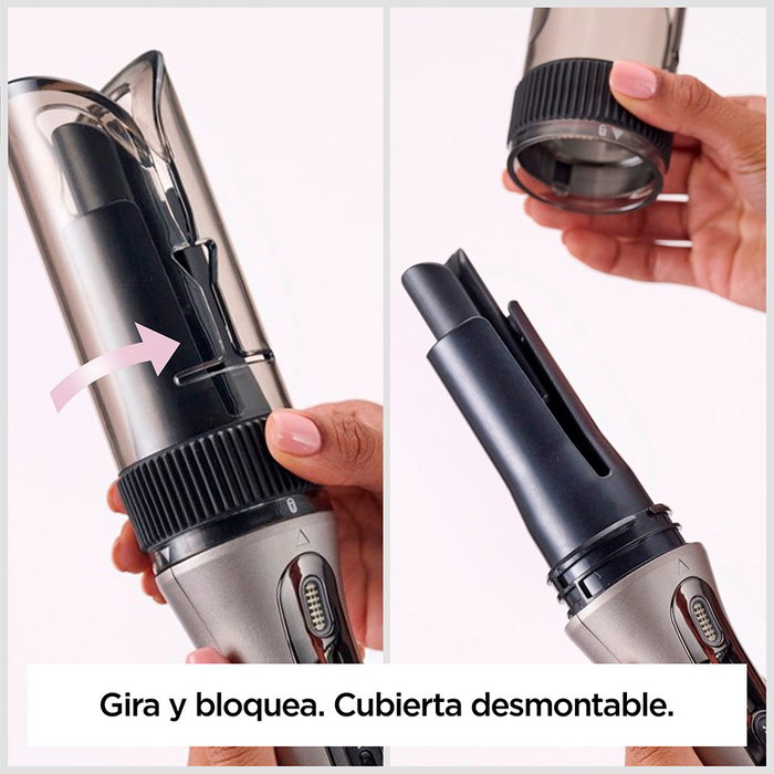 Babyliss Moldeador Style Secret Air C6688E con Tecnología Auto-Curl, Barril de Cerámica de 25 mm, 4 Ajustes de Temperatura, 3 Modos de Rotación y Cable de 2.4 m