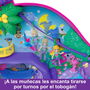 Mattel Polly Pocket Cofre Familia Perezosos 2 En 1 Set de Juego HRD40 con Muñecas y Accesorios