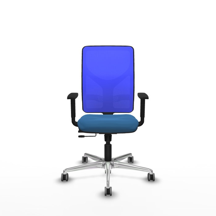 PIQUERAS Y CRESPO Silla de oficina Motilla Azul claro y Azul