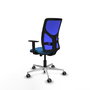 PIQUERAS Y CRESPO Silla de oficina Motilla Azul claro y Azul