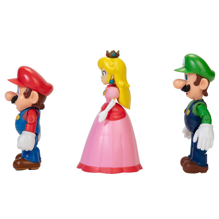 Jakks Pacific Blister 3 Figuras Super Mario Bros 10cm