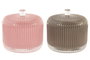 DKD Home Decor Joyero de Cristal Colección Perla Surtido de 2 Unidades