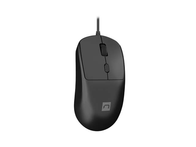 Natec Hawk 2 Mouse con cable, 1.8m, Laser, 2400 dpi, 4 botones