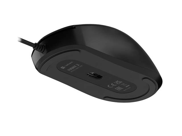 Natec Hawk 2 Mouse con cable, 1.8m, Laser, 2400 dpi, 4 botones