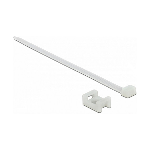 DeLOCK 18885 Brida atornillada de Nylon Blanco DeLOCK 18885 Brida atornillada de Nylon Blanco