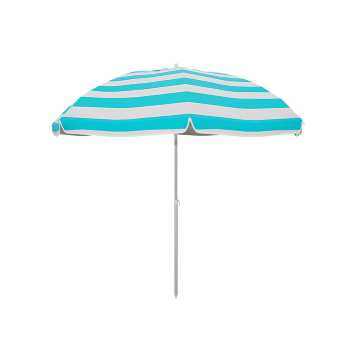 Marbueno Sombrilla Polyester Aluminio Con Funda Color Azul 220 cm Jardin, Piscina y Playa MARBUENO SUMMER 10219A