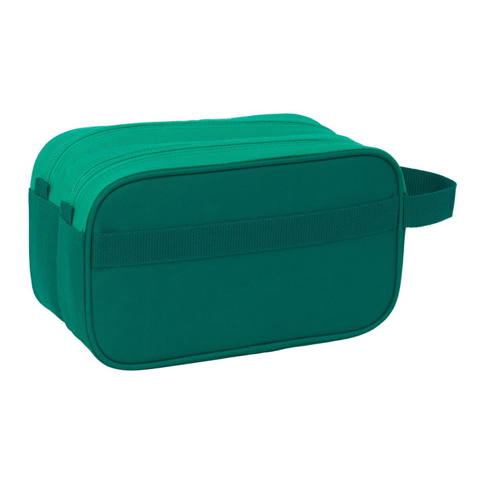 Safta Neceser Real Betis Balompié con 2 Cremalleras y Adaptable a Carro Safta Neceser Real Betis Balompié con 2 Cremalleras y Adaptable a Carro