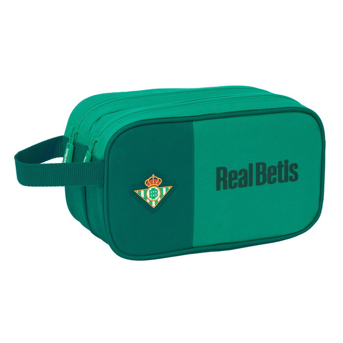 Safta Neceser Real Betis Balompié con 2 Cremalleras y Adaptable a Carro Safta Neceser Real Betis Balompié con 2 Cremalleras y Adaptable a Carro