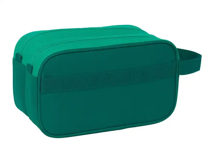Safta Neceser Real Betis Balompié con 2 Cremalleras y Adaptable a Carro Safta Neceser Real Betis Balompié con 2 Cremalleras y Adaptable a Carro