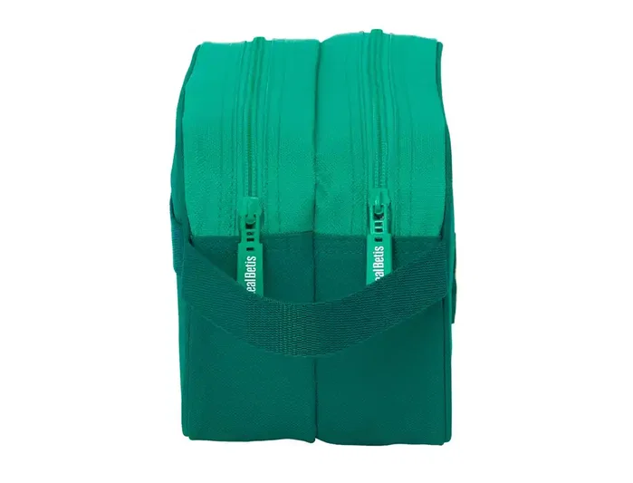 Safta Neceser Real Betis Balompié con 2 Cremalleras y Adaptable a Carro Safta Neceser Real Betis Balompié con 2 Cremalleras y Adaptable a Carro