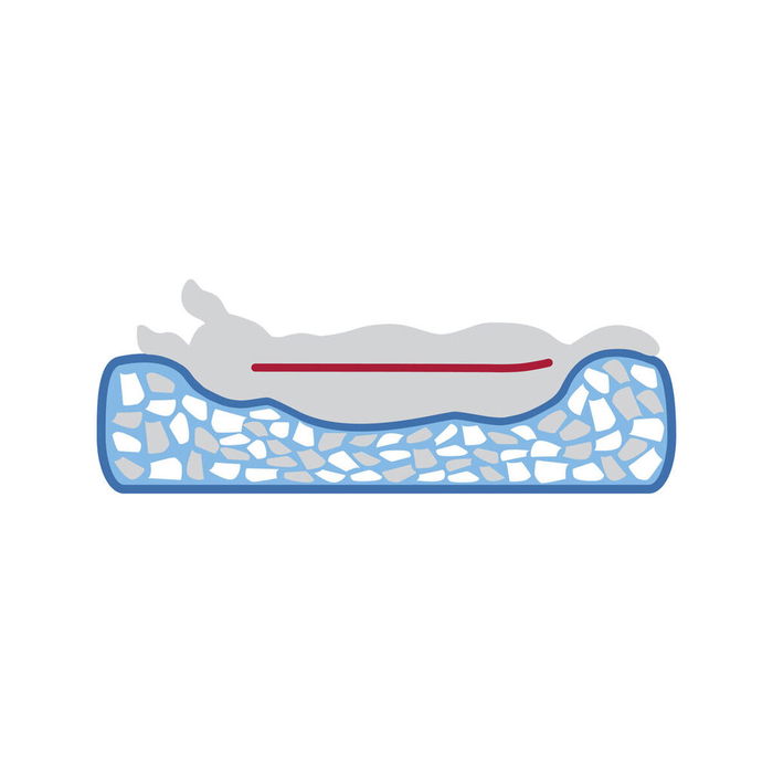 Cama para Perro Trixie Vital CityStyle Crema 95 x 80 cm