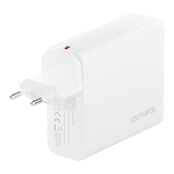 4smarts Ladegert GaN Flex Pro 200W 4 USB-C Blanco