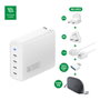 4smarts Ladegert GaN Flex Pro 200W 4 USB-C Blanco