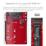 Startech Adaptador M.2 NVMe a U.3 1M25-U3-M2-ADAPTER Interno para Unidades SATA de 2.5 Pulgadas - Compatible con PCIe 4.0, Plug & Play para Windows, macOS, Linux
