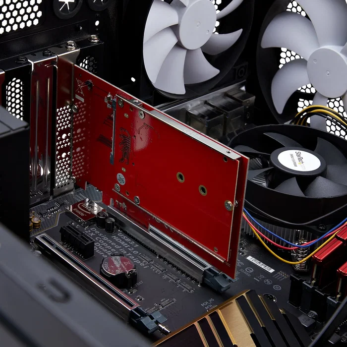 Startech Adaptador M.2 NVMe a U.3 1M25-U3-M2-ADAPTER Interno para Unidades SATA de 2.5 Pulgadas - Compatible con PCIe 4.0, Plug & Play para Windows, macOS, Linux