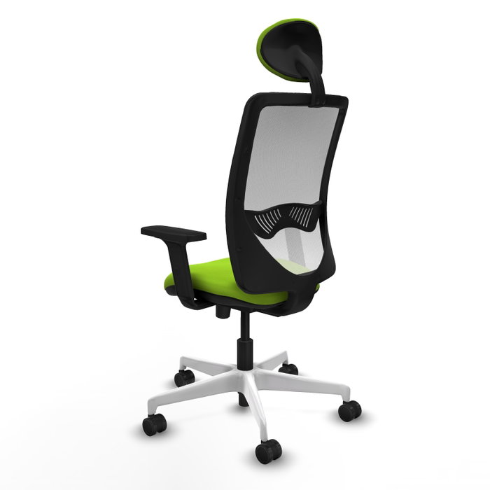 PIQUERAS Y CRESPO Silla de oficina Zulema con mecanismo Sincro/Traslack, Pistacho y Blanco PIQUERAS Y CRESPO Silla de oficina Zulema con mecanismo Sincro/Traslack, Pistacho y Blanco